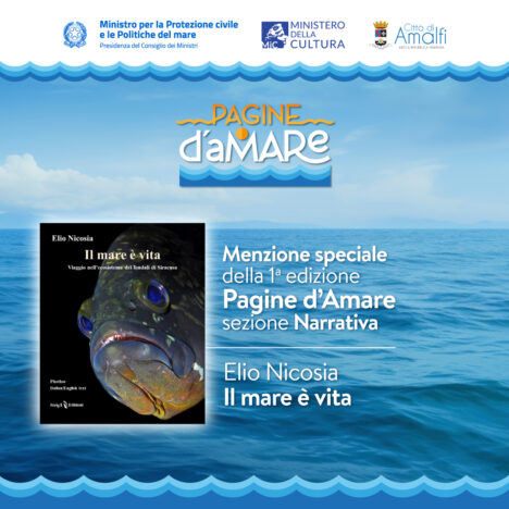 26 ottobre 2024 ad Amalfi, premiazione della Rassegna letteraria “Pagine d’aMare”. Menzione speciale per “Il mare è vita” di Elio Nicosia.